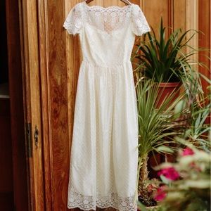 1960s Vintage Lace Wedding Dress